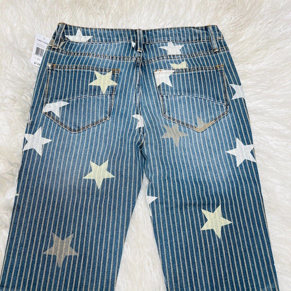 DRIFTWOOD FARRAH JEANS PINSTRIPE STARS SIZE 26 DW-P40692A - Picture 7 of 8